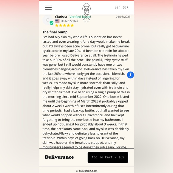 DELIVERANCE Soothing Trinity Serum | 30mL - Picture 10 of 12